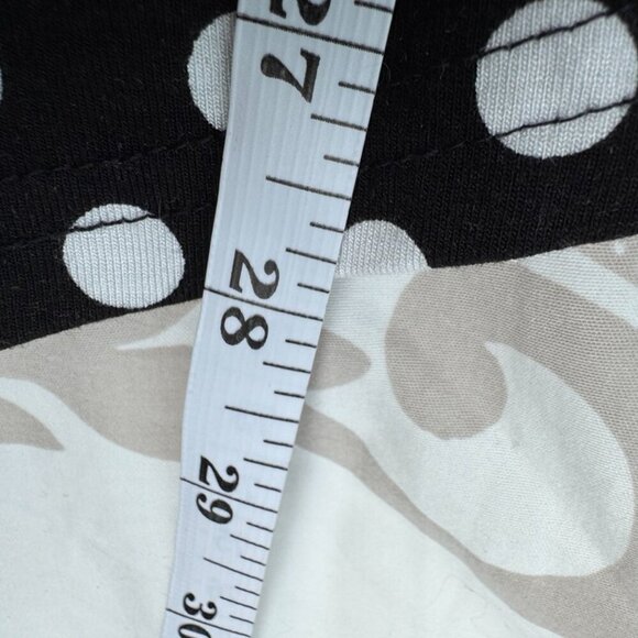 Black w White Polka Dots Babydoll Tee - Picture 5 of 9